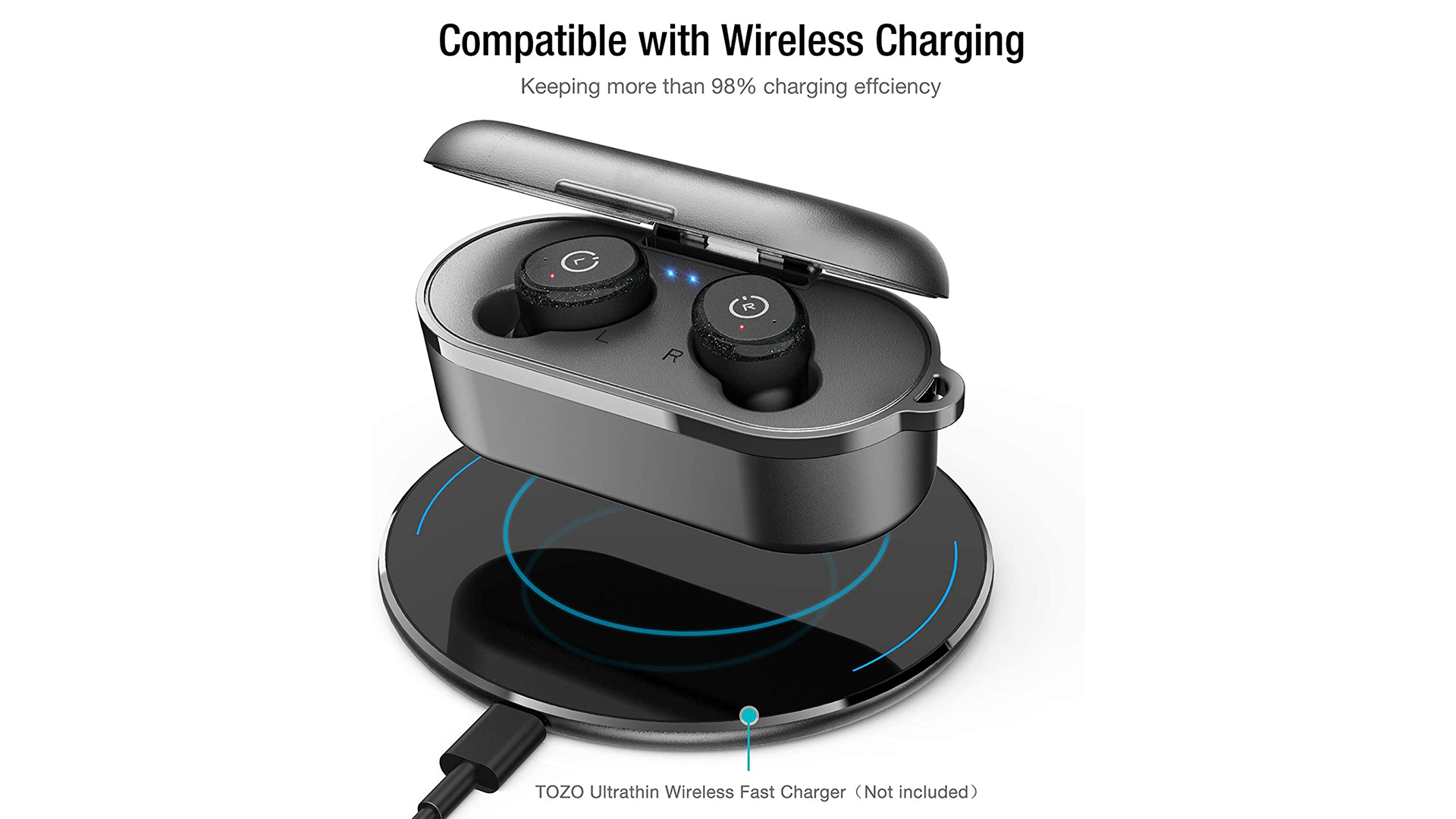 tozo t10 wireless charging