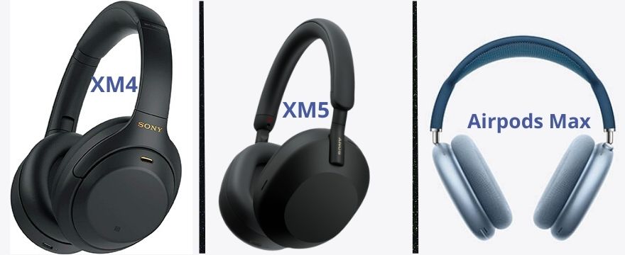 Honest review of the @sony XM4, XM5 and the @apple airpod max, and whi, Sony Xm5